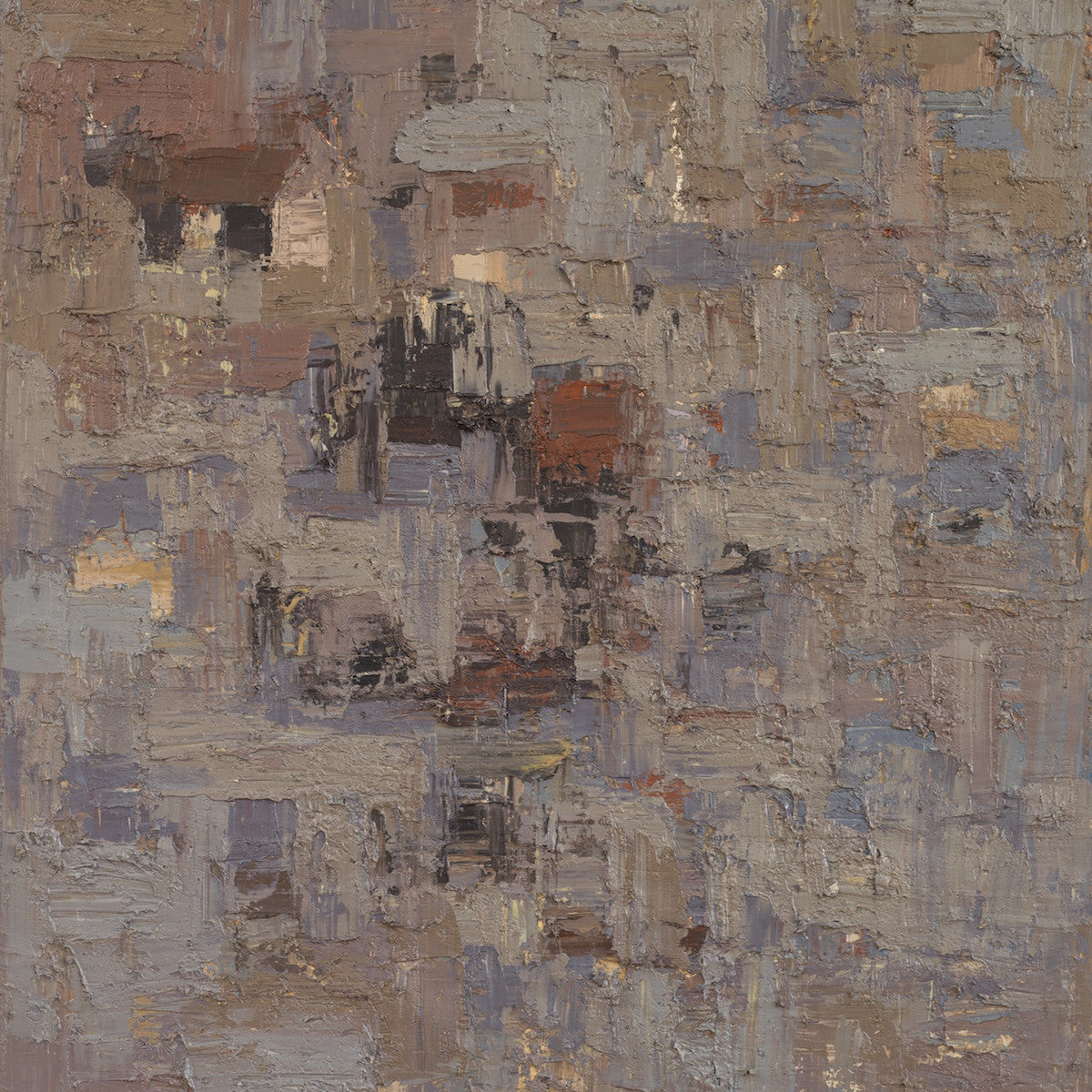 ONYEKA IBE | STRUCTURE 52, RECYCLED PAINT ON CANVAS